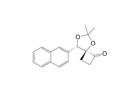(4S,8S)-6,6-dimethyl-8-(naphthalen-2-yl)-5,7-dioxaspiro[3.4]octan-1-one