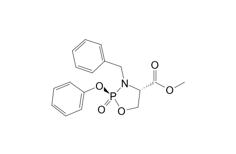 METHYL-(2R,4S)-2-PHENOXY-2-OXO-3-BENZYL-1,3,2-OXAZAPHOSPHOLIDINE-4-CARBOXYLATE