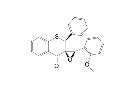 TRANS,CIS-(+/-)-3'-(2-METHOXYPHENYL)-2-PHENYLSPIRO-[2H-1-BENZOTHIOPYRAN-3(4H),2'-OXIRAN]-4-ONE