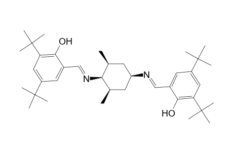 1,4-bis{[(2'-Hydroxy-3',5'-bis<t-butyl>phenyl)methylene]amino}-2,6-dimethylcyclohexane