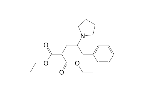 2-(3-Phenyl-2-pyrrolidin-1-yl-propyl)-malonic acid diethyl ester