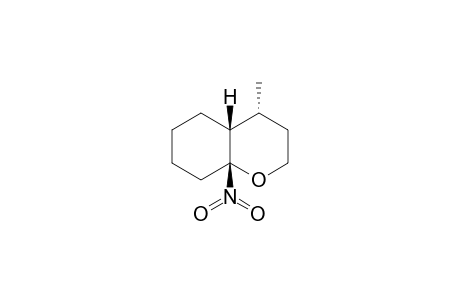 8a-Nitro-4-methyl-perhydro-benzopyran