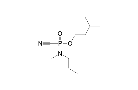 O-3-methyl butyl N-methyl N-propyl phosphoramidocyanidate