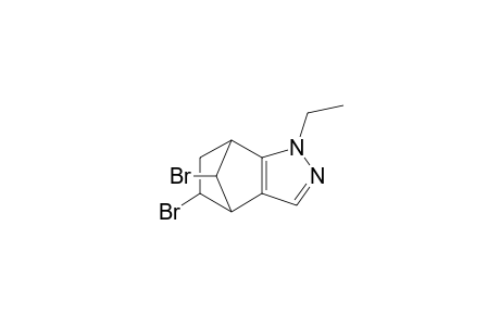 5-exo-8-anti-dibromo-1-ethyl-4,5,6,7-tetrahydro-4,7-methano-2H-indazole