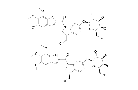 [(3R/S)-3-CHLOROMETHYL-1-(5',6',7'-TRIMETHOXY-INDOL-2'-YL-CARBONYL)-2,3-DIHYDRO-1H-INDOL-6-YL]-BETA-D-GALACTOPYRANOSIDE
