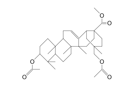 3.beta.,30-Diacetoxy-olean-12-en-oic-acid,methylester