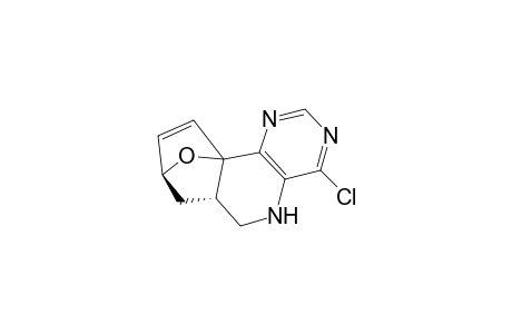 (+-)-(6aS,8S)-4-Chloro-5,6,6a,7,8,10a-hexahydro-8,10a-epoxypyrimido[5,4-c]isoquinoline