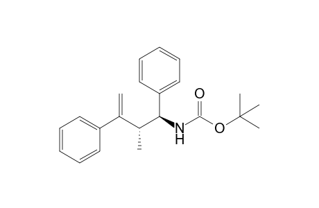 (1S*,2R*)-N-tert-Butoxycarbonyl-2-methyl-1,3-diphenylbut-3-enylamine