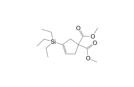 Dimethyl 3-(triethylsilyl)cyclopent-3-ene-1,1-dicarboxylate