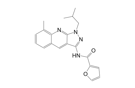 N-(1-isobutyl-8-methyl-1H-pyrazolo[3,4-b]quinolin-3-yl)-2-furamide