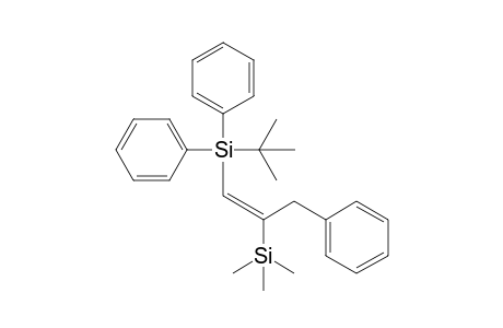 tert-Butyl-diphenyl-[(E)-3-phenyl-2-trimethylsilyl-prop-1-enyl]silane