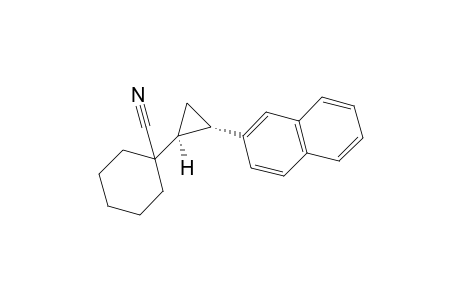 1-[(1S,2S)-2-(2-naphthyl)cyclopropyl]cyclohexanecarbonitrile