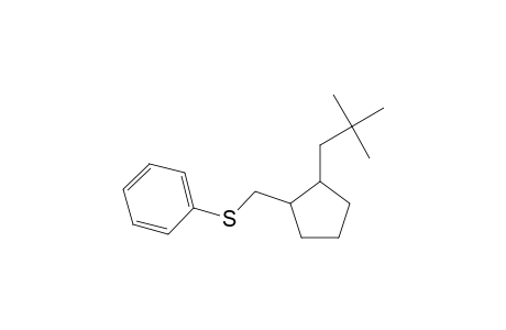 [2-(2',2'-Dimethylpropyl)cyclopentyl]methyl Phenyl Sulfide