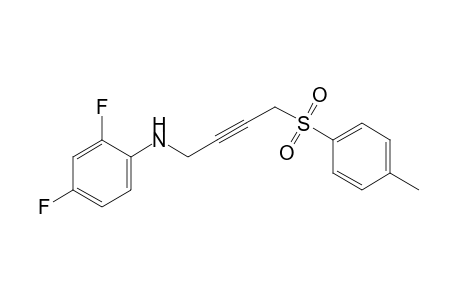 2,4-difluoro-N-[4-(p-tolylsulfonyl)-2-butynyl]aniline