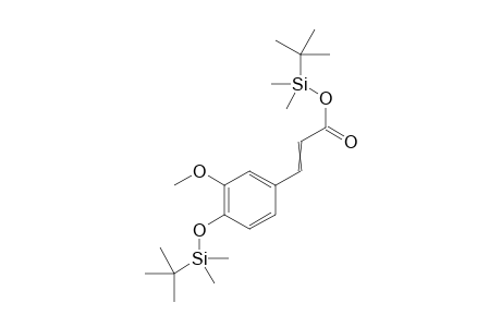 [tert-butyl(dimethyl)silyl] 3-[4-[tert-butyl(dimethyl)silyl]oxy-3-methoxy-phenyl]prop-2-enoate