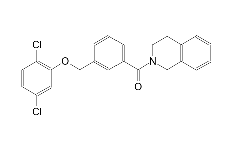 2-{3-[(2,5-dichlorophenoxy)methyl]benzoyl}-1,2,3,4-tetrahydroisoquinoline