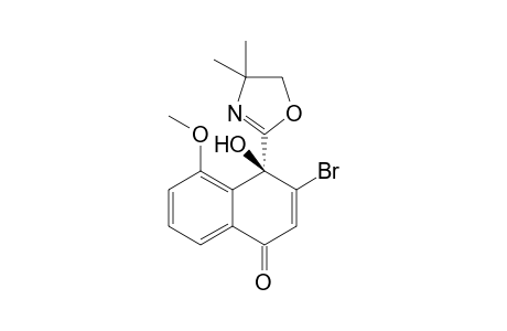 3-Bromo-4-(4,4-dimethyl-4,5-dihydroxazol-2-yl)-4-hydroxy-5-methoxy-4H-naphthalen-1-one