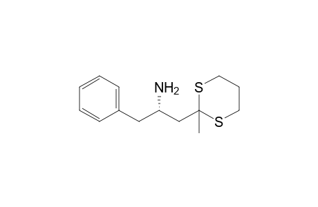 (2S)-1-(2-methyl-1,3-dithian-2-yl)-3-phenyl-2-propanamine