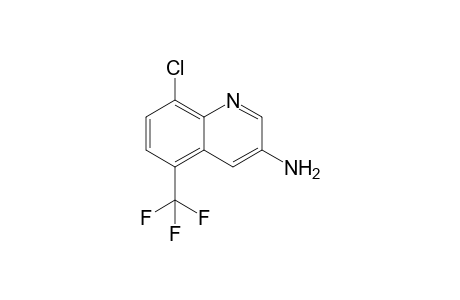 8-Chloro-5-(trifluoromethyl)quinolin-3-amine hydrochloride