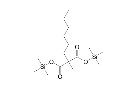 2-Hexyl-2-methyl-malonic acid bis(trimethylsilyl) ester