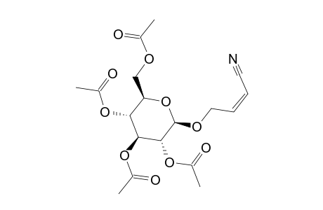 PERACETYLATED-(2Z)-4-(BETA-D-GLUCOPYRANOSYLOXY)-2-BUTENENITRILE;PERCETYLATED-ALLIARINOSIDE
