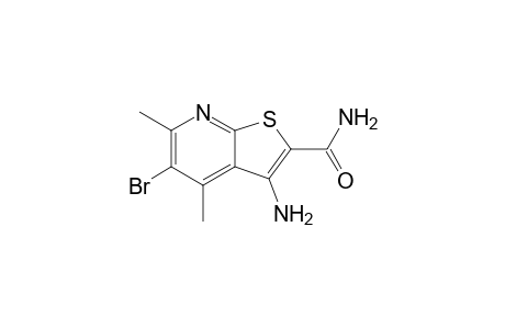 3-Amino-5-bromo-4,6-dimethylthieno[2,3-b]pyridine-2-carboxamide