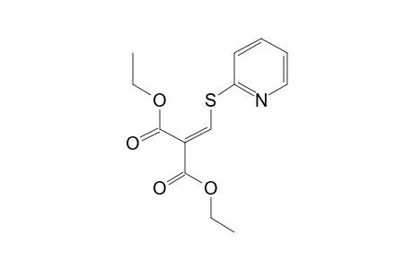 Ethyl .alpha.-carbethoxy-.beta.-[2-pyridylthio]-acrylate