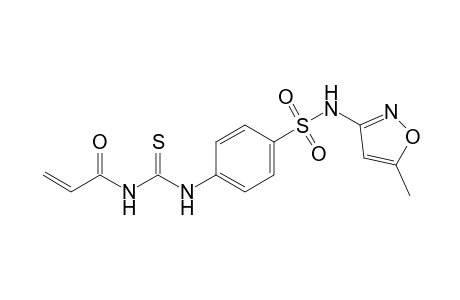 1-acryloyl-3-{p-[(5-methyl-3-isoxazolyl)sulfamoyl]phenyl}-2-thiourea