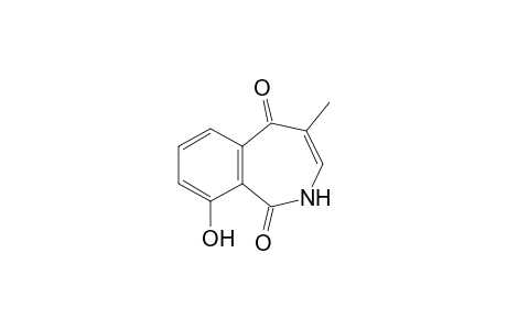3-Hydoxy-8-methyl-2,7H-benzazepin-2,7-dione