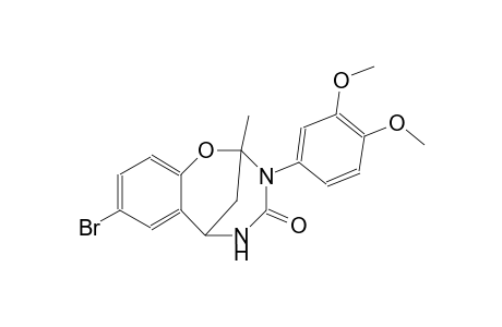 4-bromo-10-(3,4-dimethoxyphenyl)-9-methyl-8-oxa-10,12-diazatricyclo[7.3.1.0²,⁷]trideca-2,4,6-trien-11-one