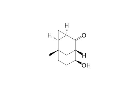 (1S,2S,4R,6S,7S)-7-Hydroxy-1-methyltricyclo[4.3.1.0(2,4)]decan-5-one