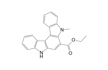 Ethyl 5-methyl-5,8-dihydroindolo[2,3-c]carbazole-6-carboxylate