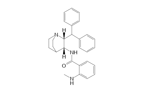 cis-2-(Diphenylmethyl)-N-[(2-methylamino)benzoyl]-1-azabicyclo[2.2.2]octan-3-amine