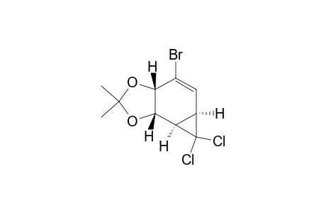 (3aS,5aS,6aR,6bS)-4-bromanyl-6,6-bis(chloranyl)-2,2-dimethyl-3a,5a,6a,6b-tetrahydrocyclopropa[g][1,3]benzodioxole