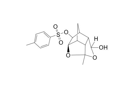 5-Methyl-3.beta.-hydroxy-9.beta.-tosyl-4,11-dioxatetracyclo[5.2.1.1(5,8).0(2,6)]undecane