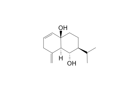 (1S,2S,4aR,8aR)-2-isopropyl-8-methylene-1,2,3,4,7,8a-hexahydronaphthalene-1,4a-diol