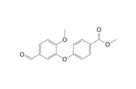 4-(5-formyl-2-methoxy-phenoxy)benzoic acid methyl ester