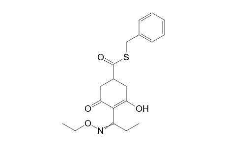 3-Cyclohexene-1-carbothioic acid, 4-[1-(ethoxyimino)propyl]-3-hydroxy-5-oxo-, S-(phenylmethyl) ester