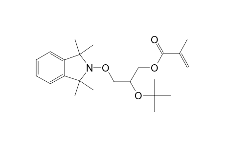 2-TERT.-BUTOXY-3-(1,1,3,3-TETRAMETHYLISOINDOLIN-2-YLOXY)-PROPYL-2-METHYLPROPENOATE