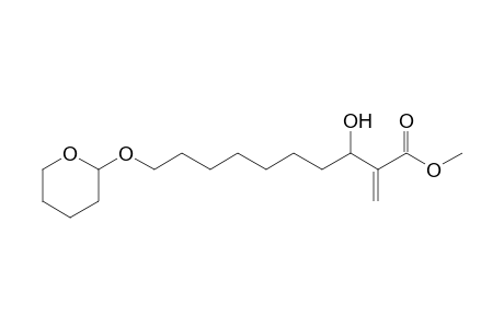 Methyl 3-hydroxy-2-methylene-10-tetrahydropyranyloxydecanoate