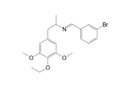 1-(3-Bromophenyl)-N-[1-(3,5-dimethoxy-4-ethoxyphenyl)propan-2-yl]methanimine