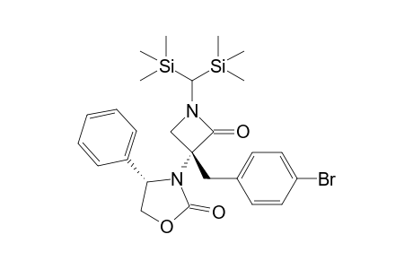 (3R)-1-[Bis(trimethylsilyl)methyl]-3-[(4-bromophenyl)methyl]-3-[(4S)-2-oxo-4-phenyloxazolidin-3-yl]azetidin-2-one