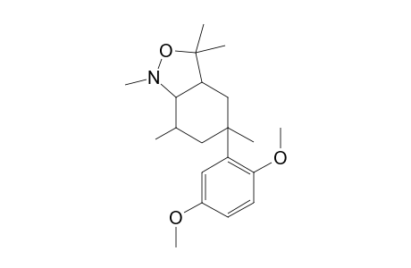 5-(2,5-Dimethoxyphenyl)-1,3,3,5,7-pentamethyloctahydrobenzo[c]isoxazole