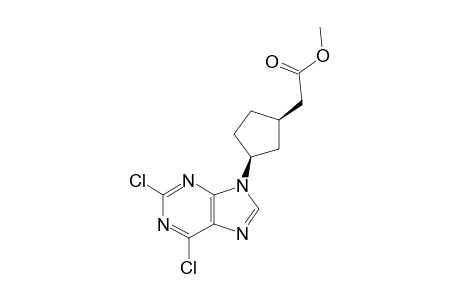 2,6-DICHLORO-N(9)-(CIS-3-[(METHOXYCARBONYL)-METHYL]-CYCLOPENTYL)-PURINE;METHYL-CIS-3-(2,6-DICHLORO-9H-PURIN-9-YL)-CYCLOPENTANEACETATE