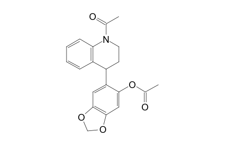 4-(2'-Acetoxy-4',5'-methylenedioxyphenyl)-1-acetyl-1,2,3,4-tetrahydroquinoline