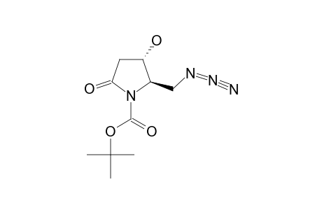 (4S,5R)-5-AZIDOMETHYL-4-HYDROXY-2-OXO-PYRROLIDINE-1-CARBOXYLIC-ACID-TERT.-BUTYLESTER