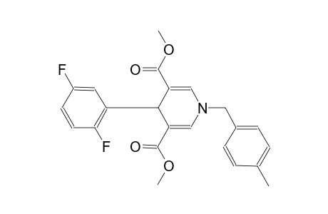 3,5-pyridinedicarboxylic acid, 4-(2,5-difluorophenyl)-1,4-dihydro-1-[(4-methylphenyl)methyl]-, dimethyl ester