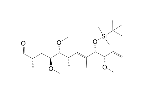 (E)-(2S,4S,5R,6S,9S,10S)-9-tert-Butyldimethylsilyloxy-4,5,10-trimethoxy-2,6,8-trimethyldodec-7,11-dienal