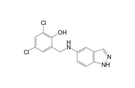 2,4-Dichloro-6-[(1H-indazol-5-ylamino)methyl]phenol