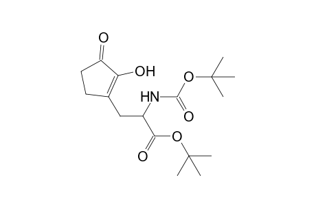 2-tert-Butoxycarbonylamino-3-(2-hydroxy-3-oxo-cyclopent-1-enyl)-propionic acid tert-butyl ester